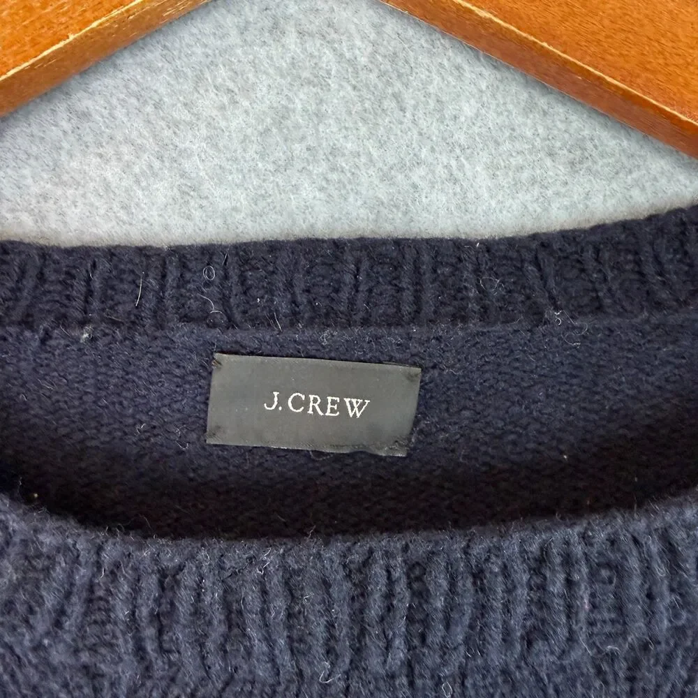 J.Crew Men's Crewneck Sweater Fair Isle Geometric Pullover Preppy Holiday Sz M